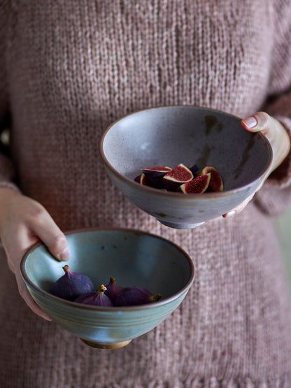 Arje bowl, pink, stoneware