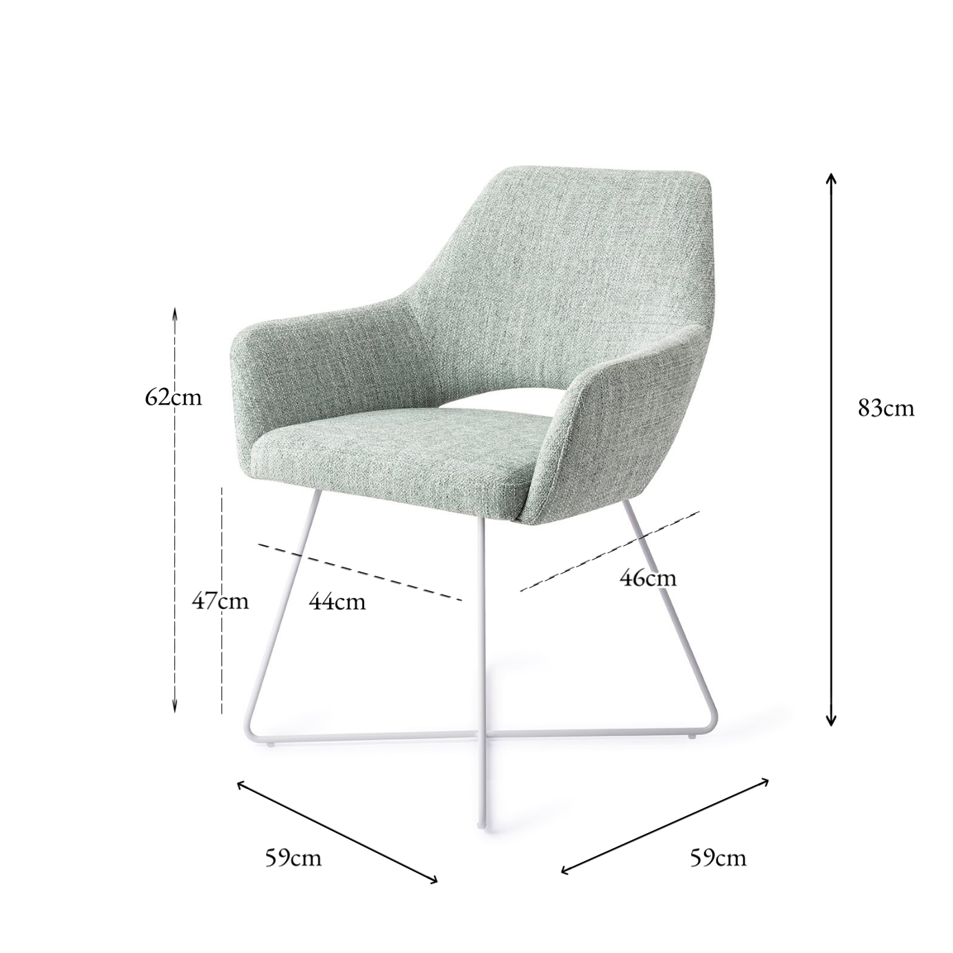 Yanai Dining Chair Soft Sage