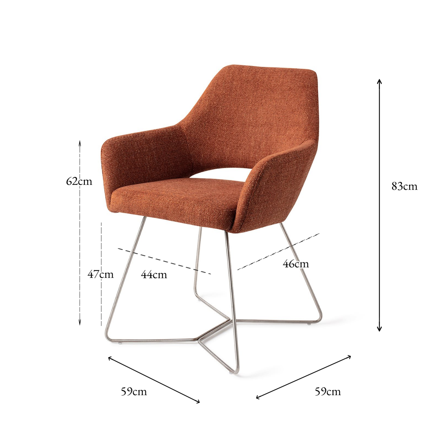 Yanai Dining Chair Tuscan Terra