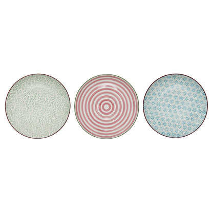 Patrizia plate, blue, stoneware