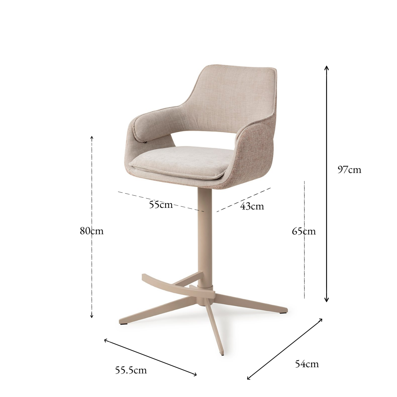 OKETO BAR CHAIR OPERATIONWOOD DRIVE