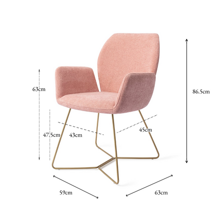 Misaki Dining Chair Anemone