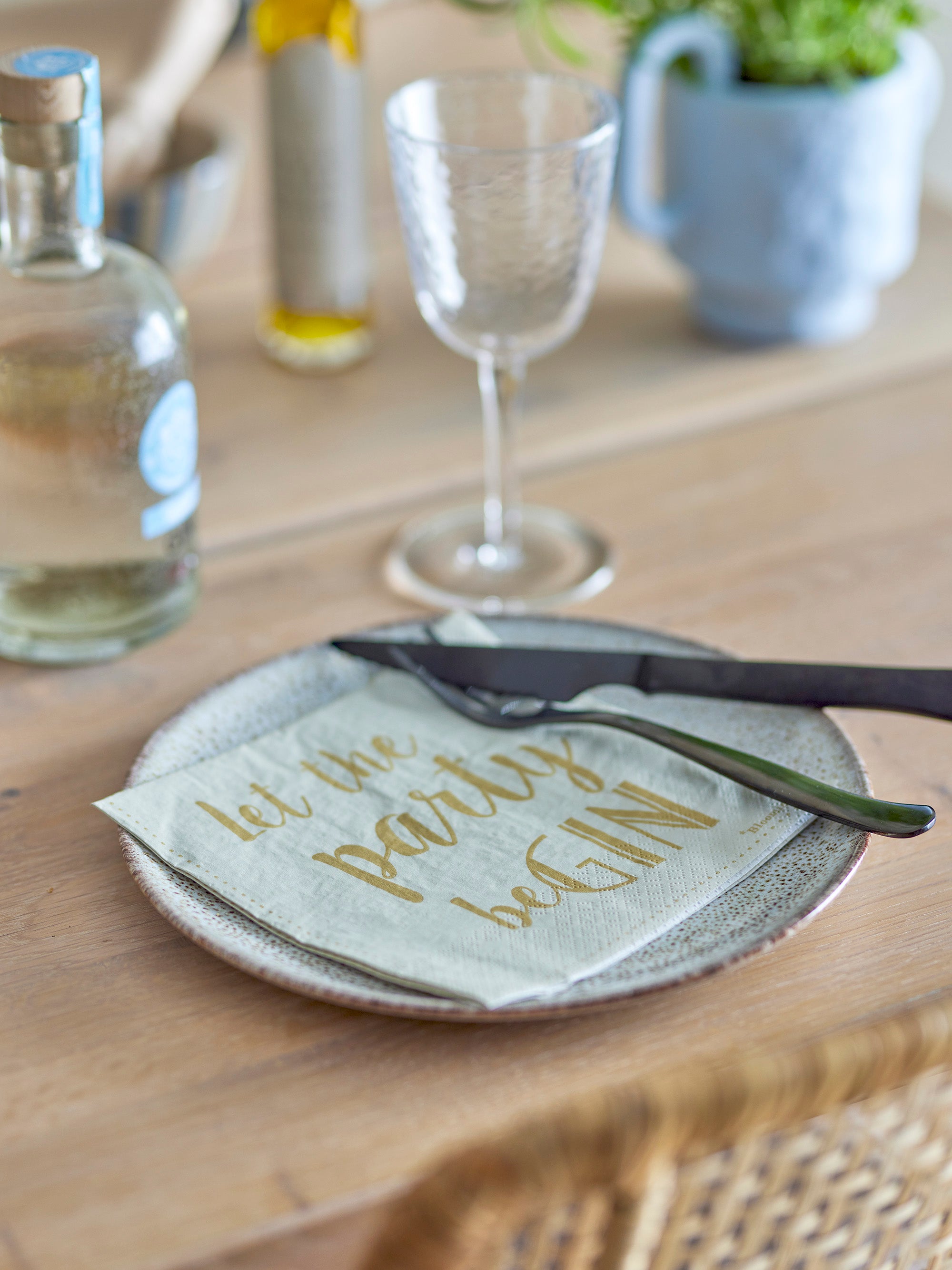 Tedde napkin, gold, fsc® mix, paper