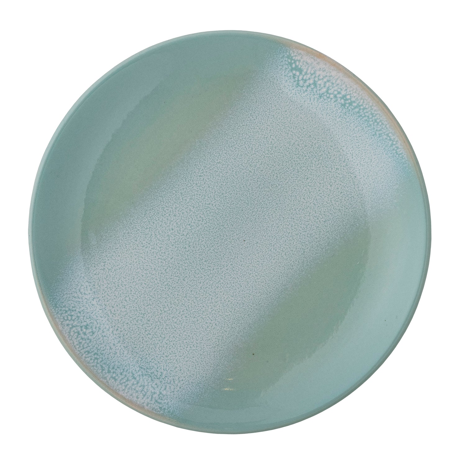 Safie plate, green, stoneware