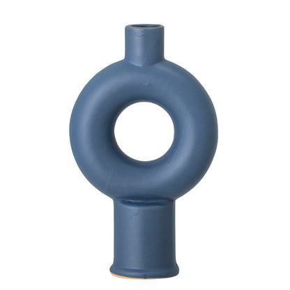 Dardo vase, blue, stoneware