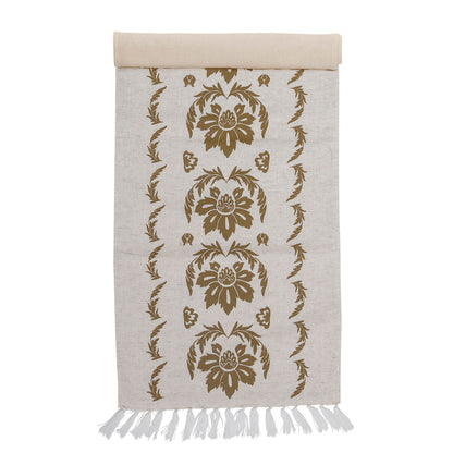 Laica table runner, nature, cotton