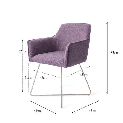 Hofu Dining Chair Violet Daisy