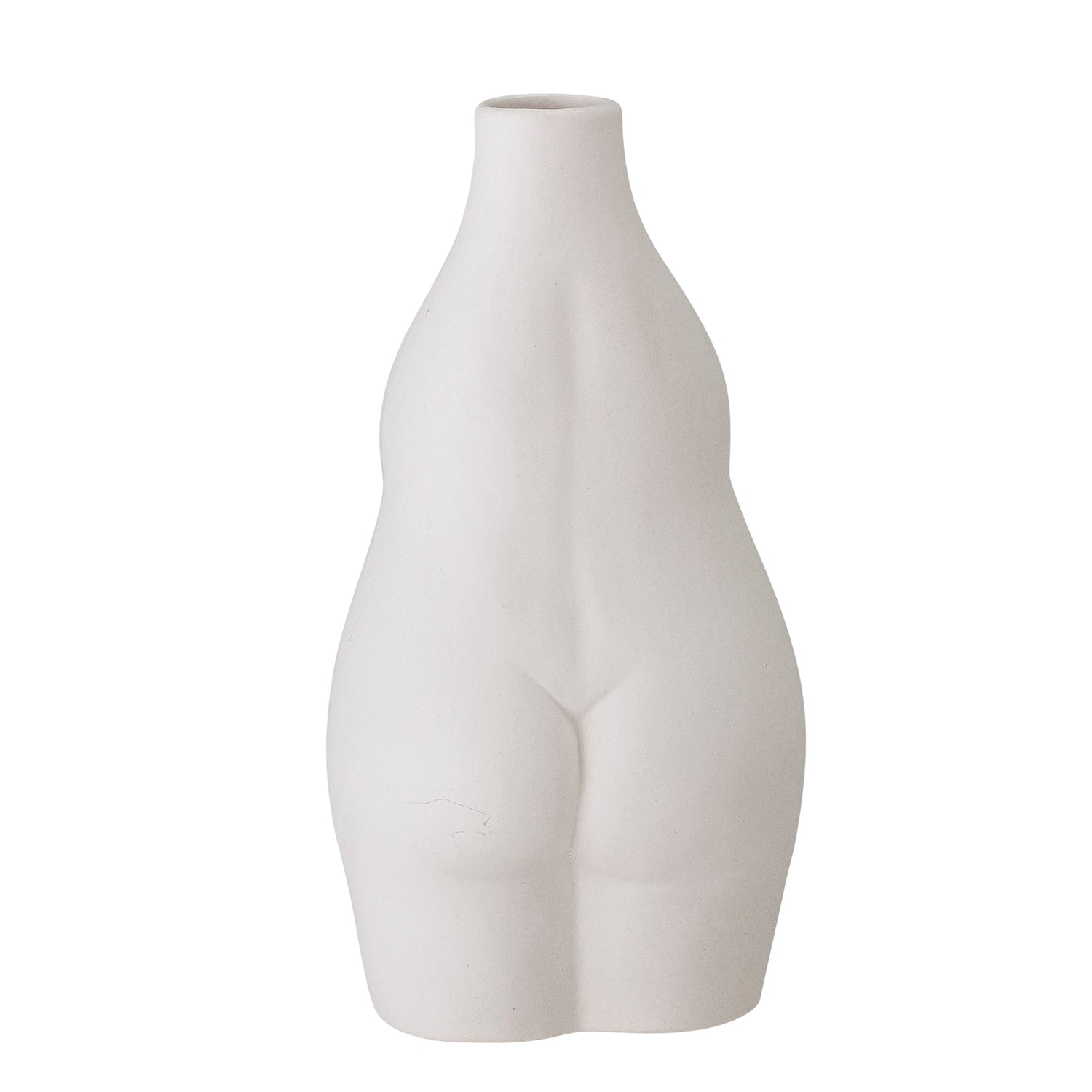 Elora vase, white, stoneware