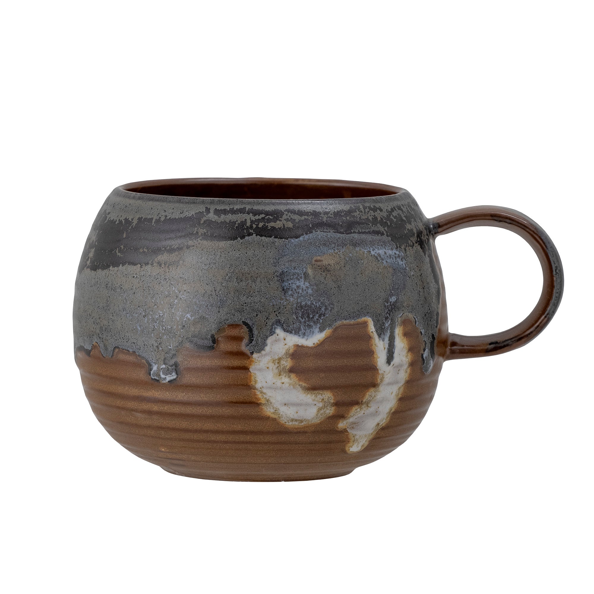 Senna mugs, brown, stoneware