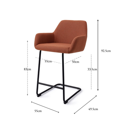 Hiroo Bar Chair Hearth Harmony