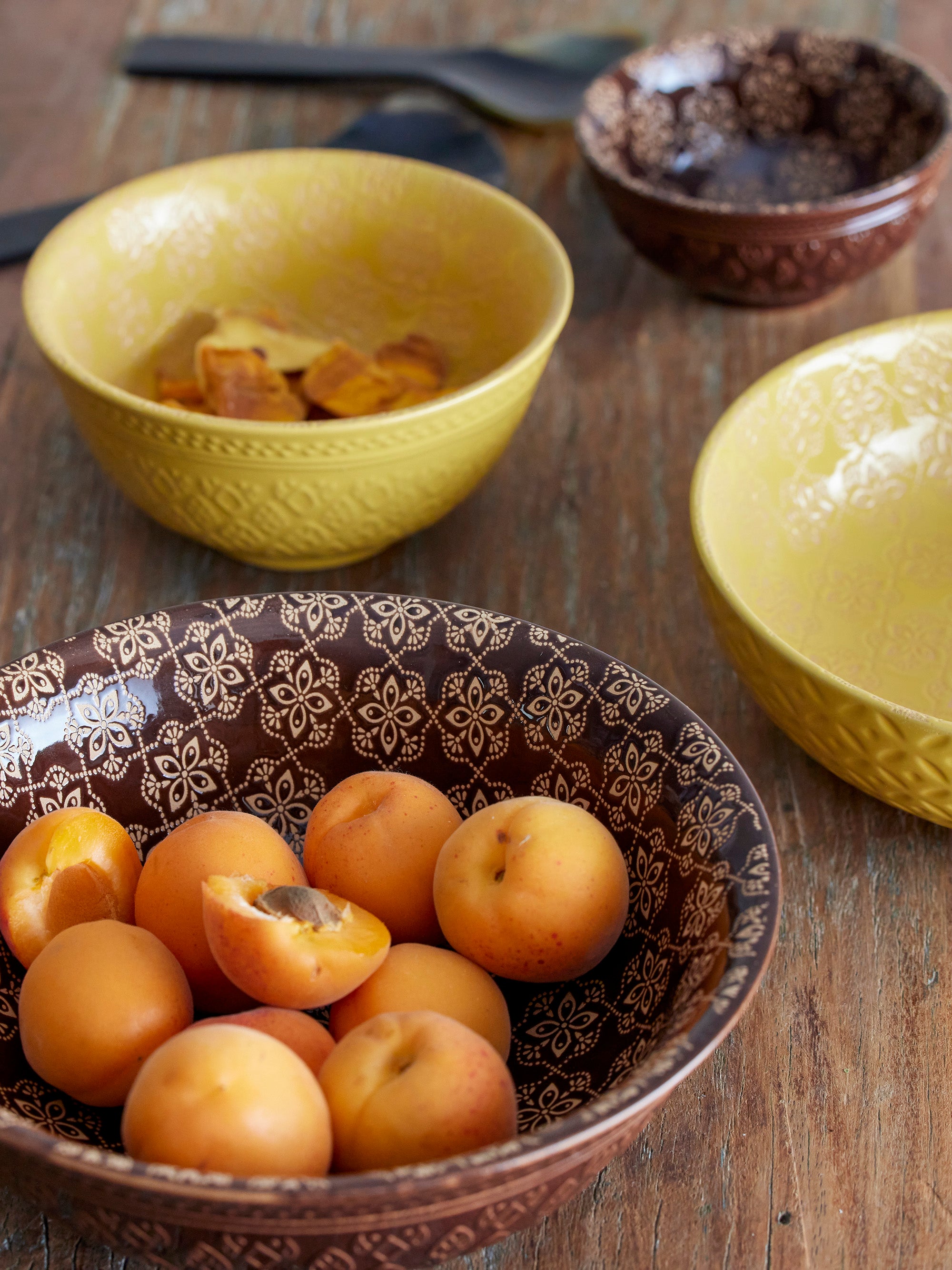 Marsala bowl, yellow, stoneware