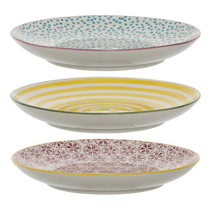 Patrizia plate, yellow, stoneware