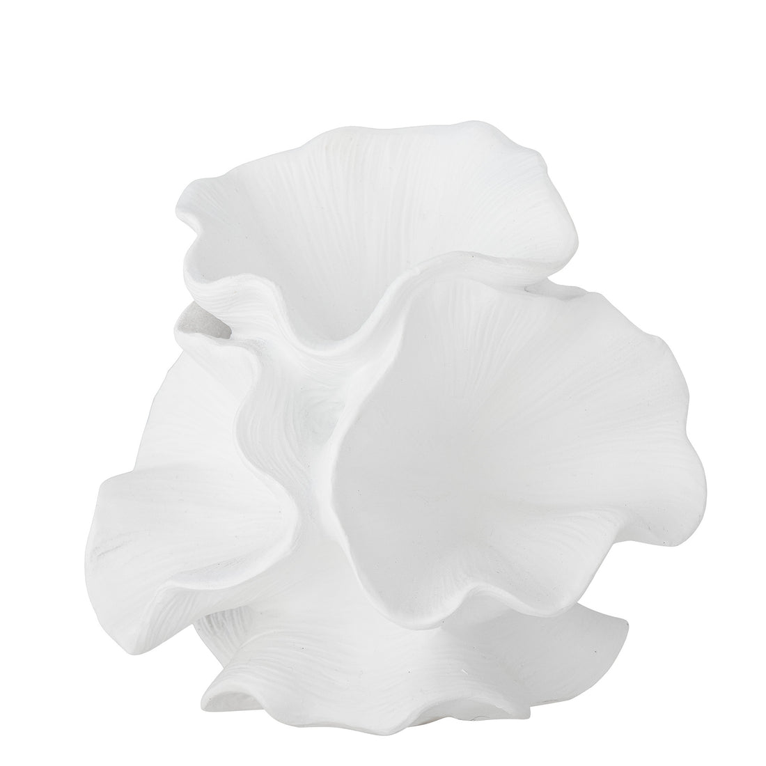 Claudette deco, white, polyresin