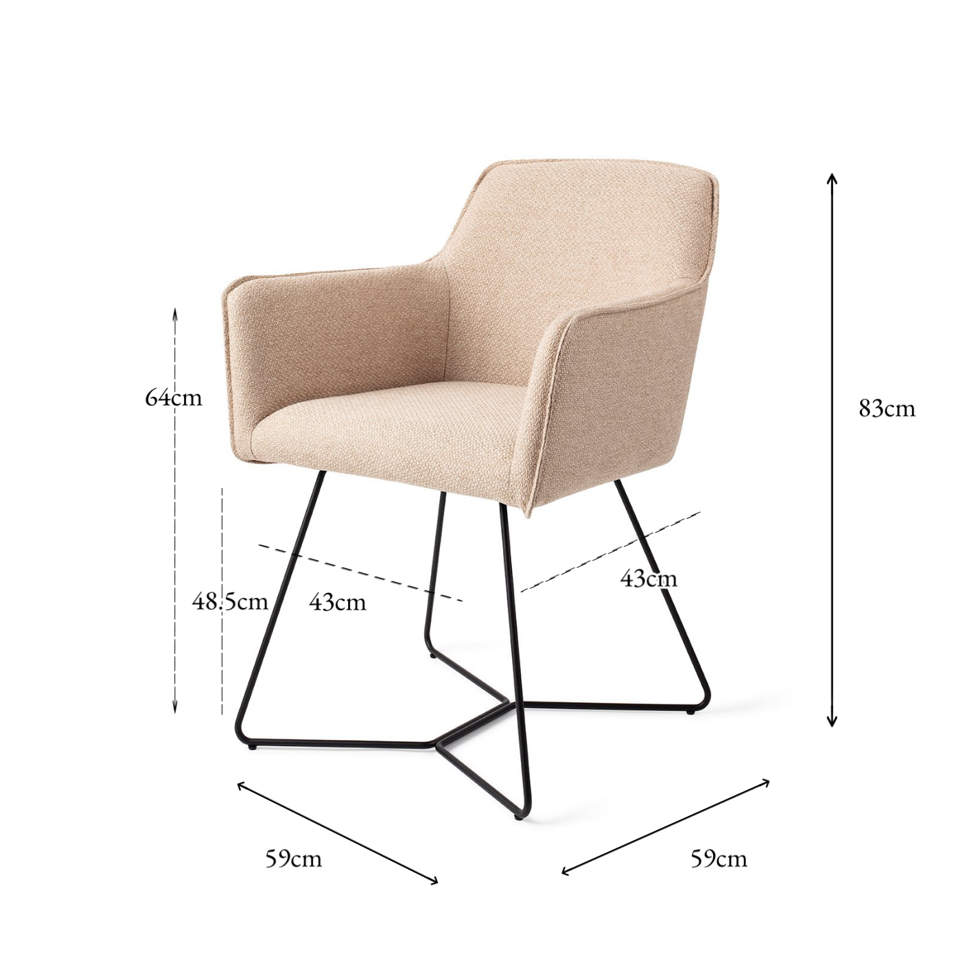 Hofu Dining Chair Wild Walnut