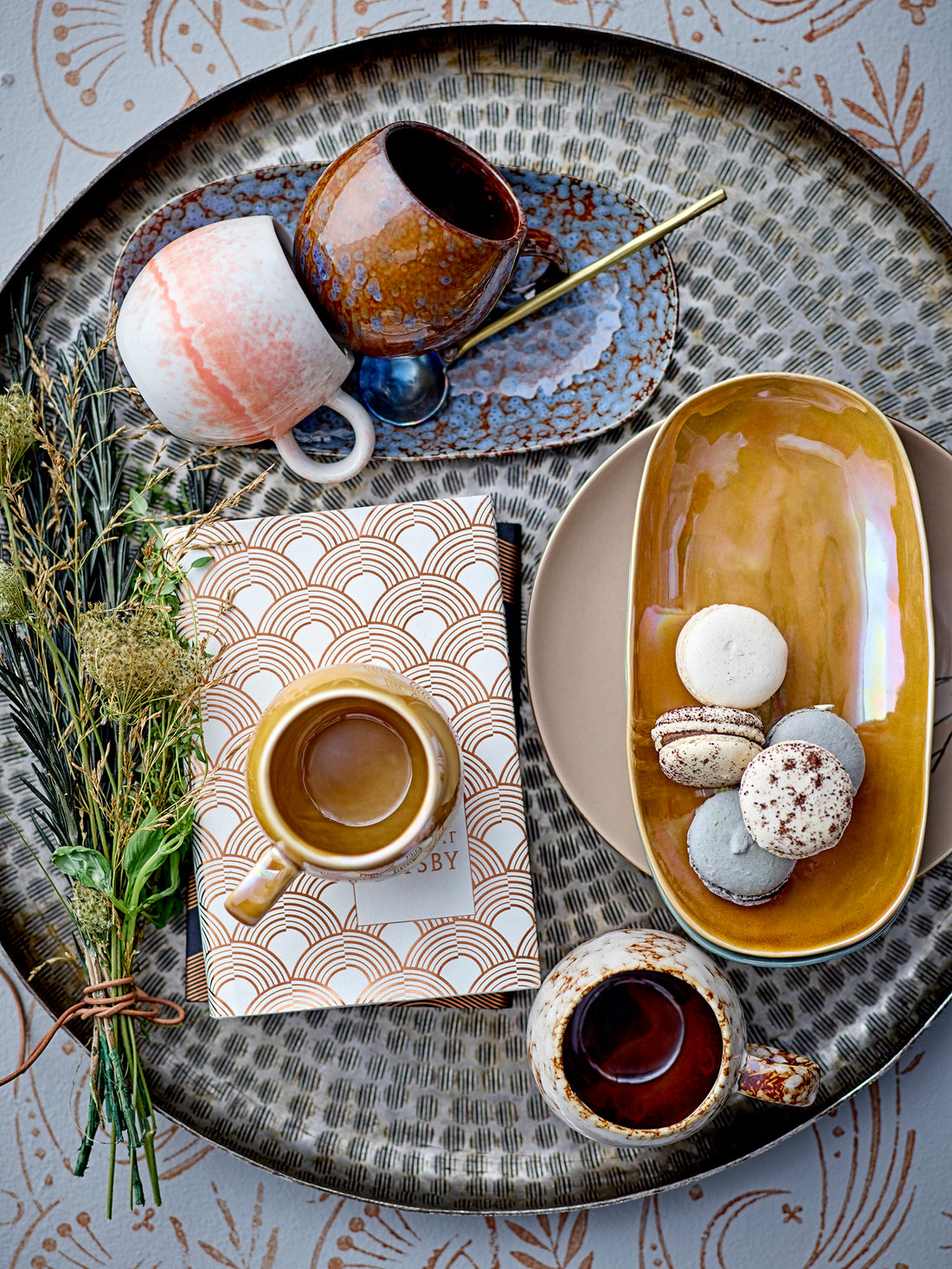 Paula cup, orange, stoneware