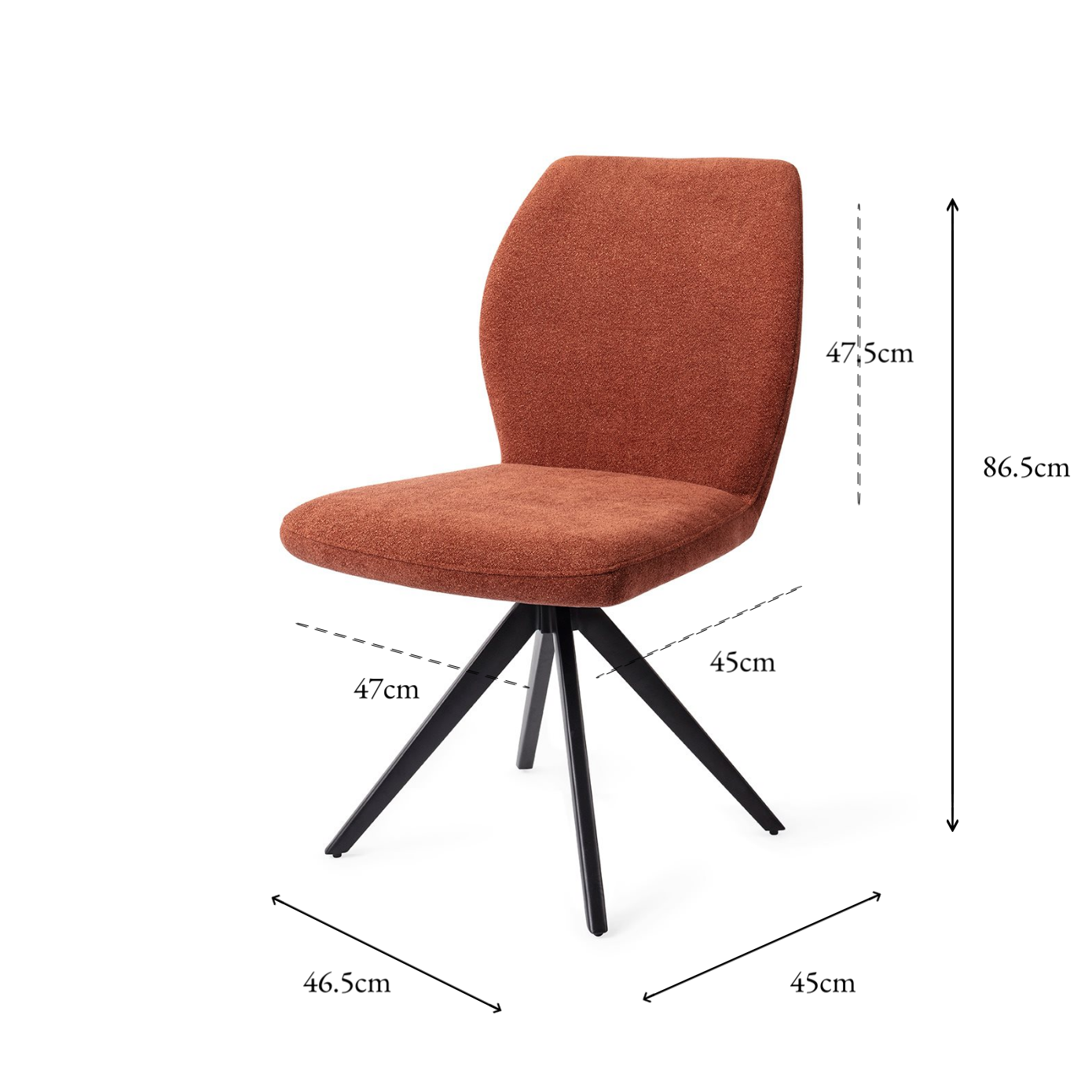 Ikata Dining Chair Cosy Copper