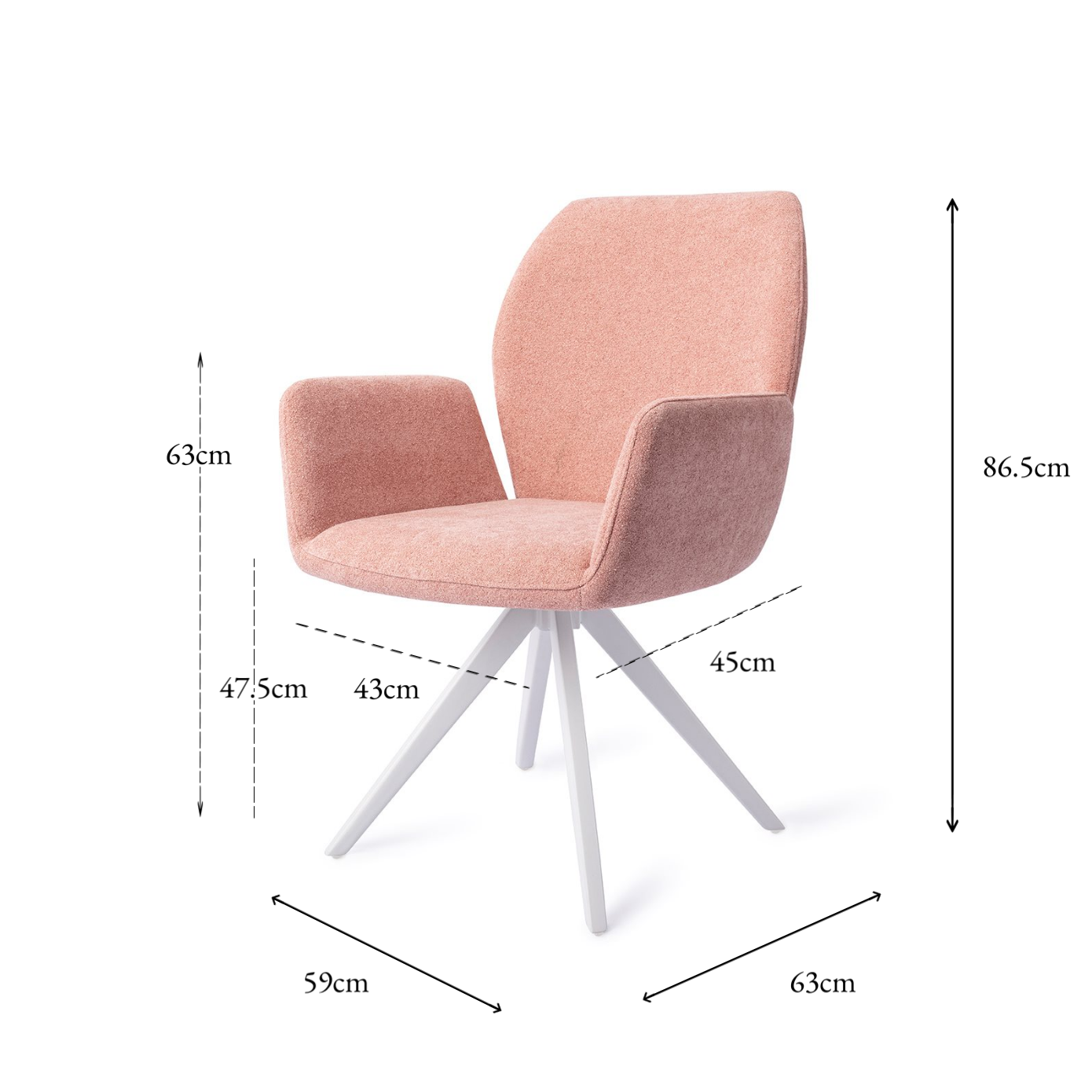 Misaki Dining Chair Anemone