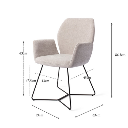 Misaki Dining Chair Pretty Plaster