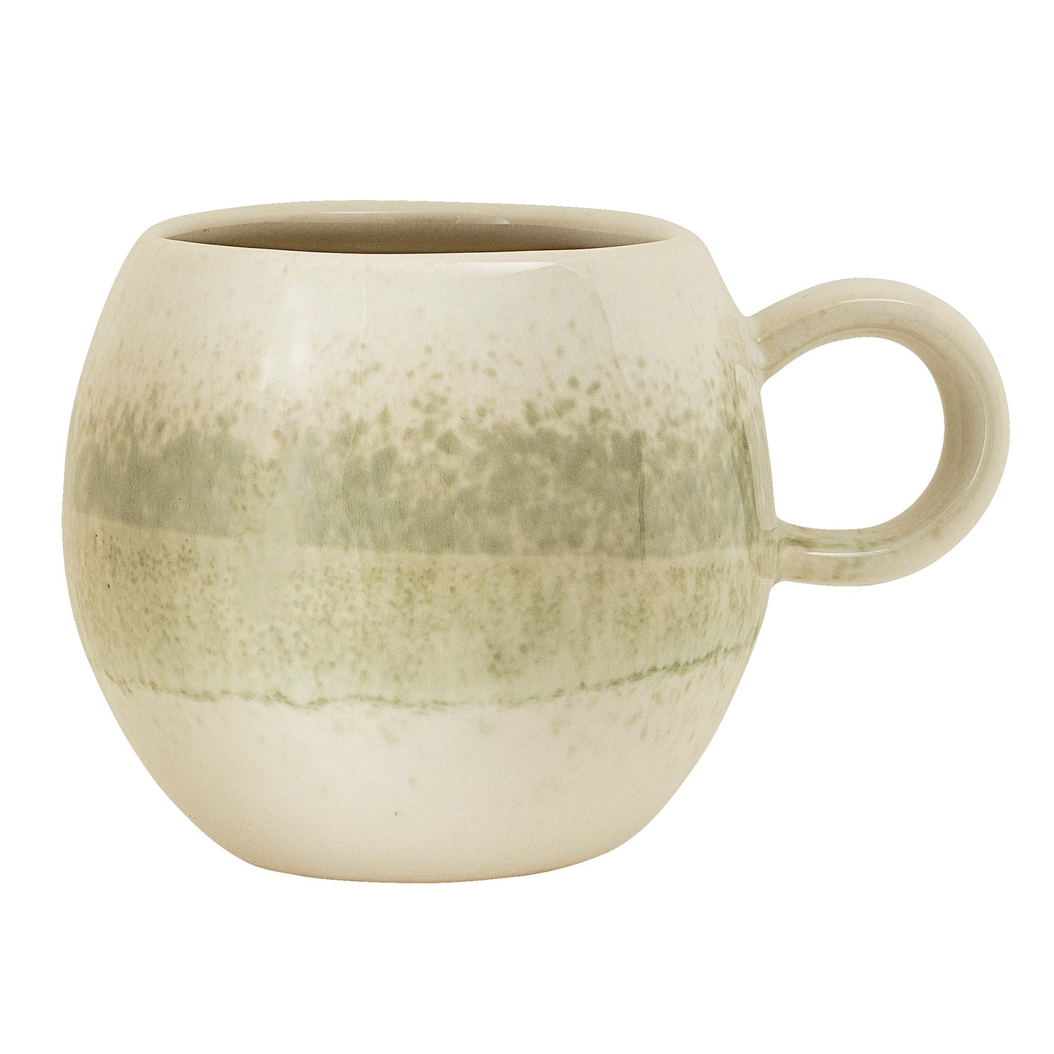 Paula cup, green, stoneware