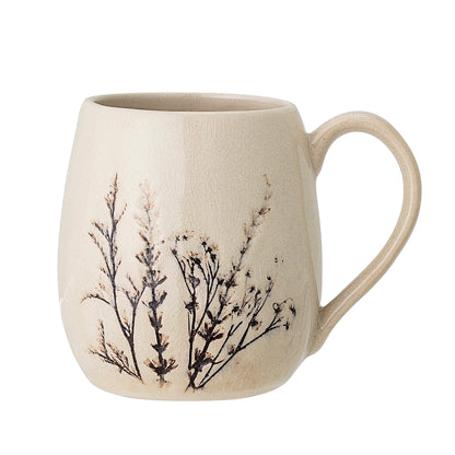 Bea mugs, nature, stoneware