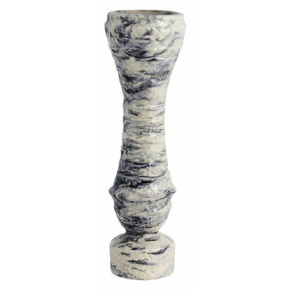 Nordal LUNGA vase in ceramic - h39 cm - black/white