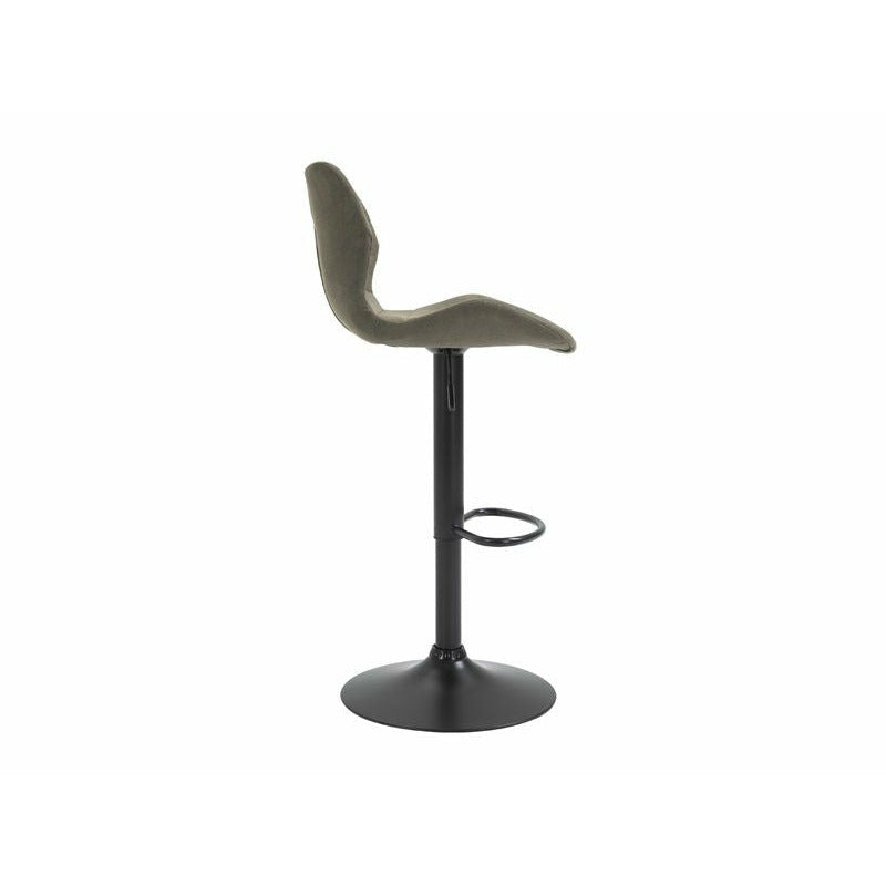 House of Sander Bola bar stool, Olive - Microfiber