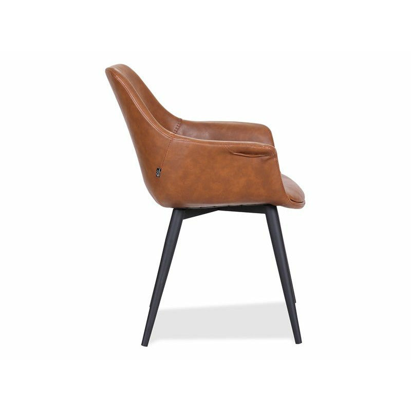 House of Sander Signe chair, Cognac