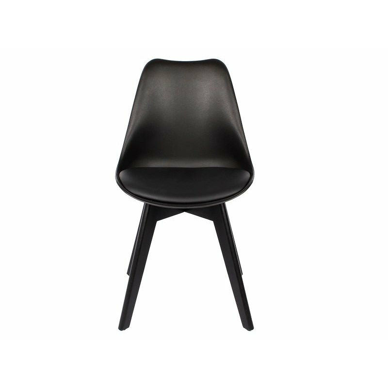 House of Sander Mia dining chair, Black/Black Beech