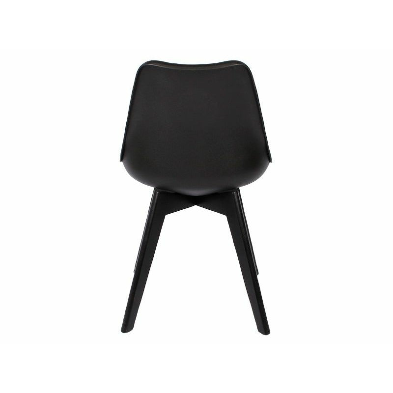 House of Sander Mia dining chair, Black/Black Beech