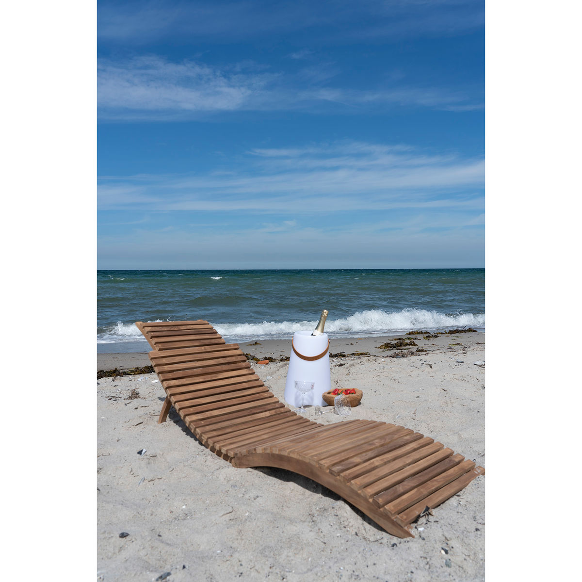 House Nordic - Arrieta Teak sun lounger