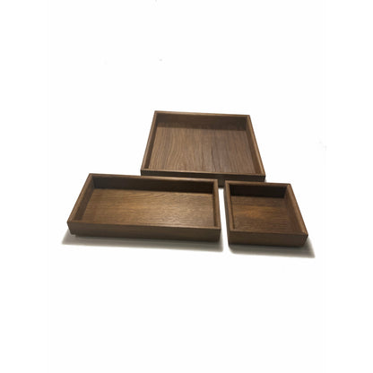 Langbo Stackable Tray Bundle - White Oiled Oak - Langbo - DesignGaragen.dk