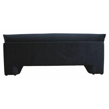 Nordal GEO sofa with velour cover - L215 cm - dark blue