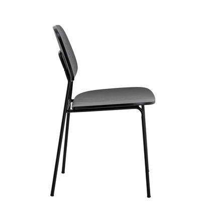 Bloomingville Monza Dining Chair, Black, Plywood