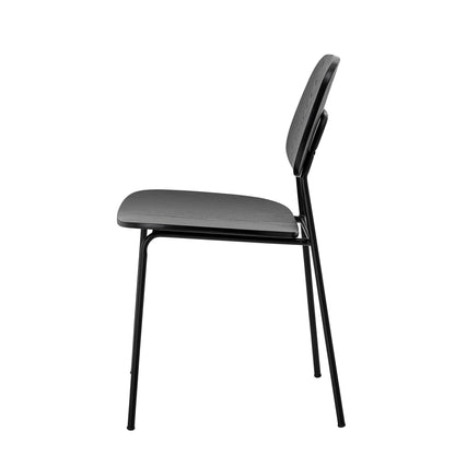 Bloomingville Monza Dining Chair, Black, Plywood