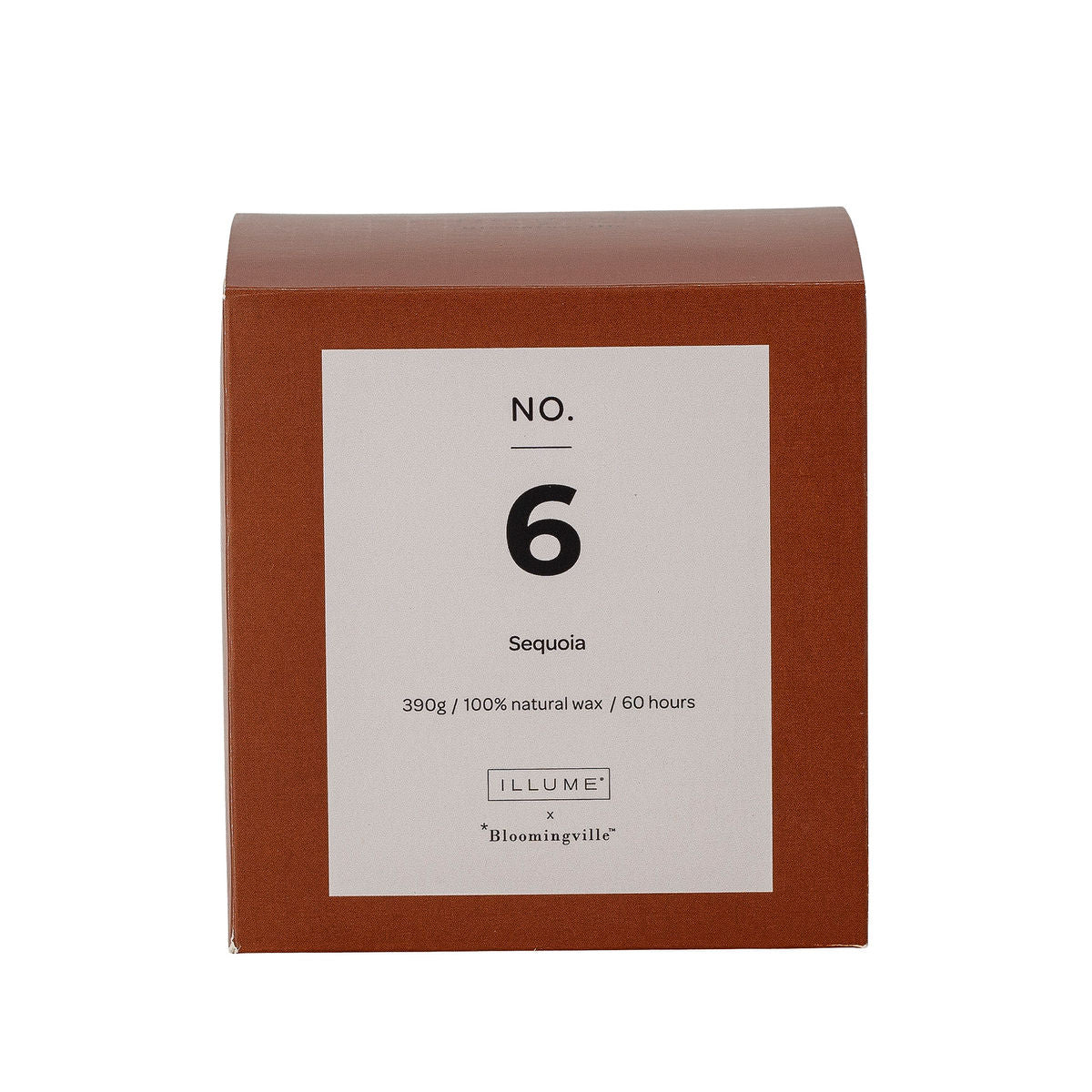 Illume x Bloomingville No. 6 - Sequoia scented candles, brown, natural wax