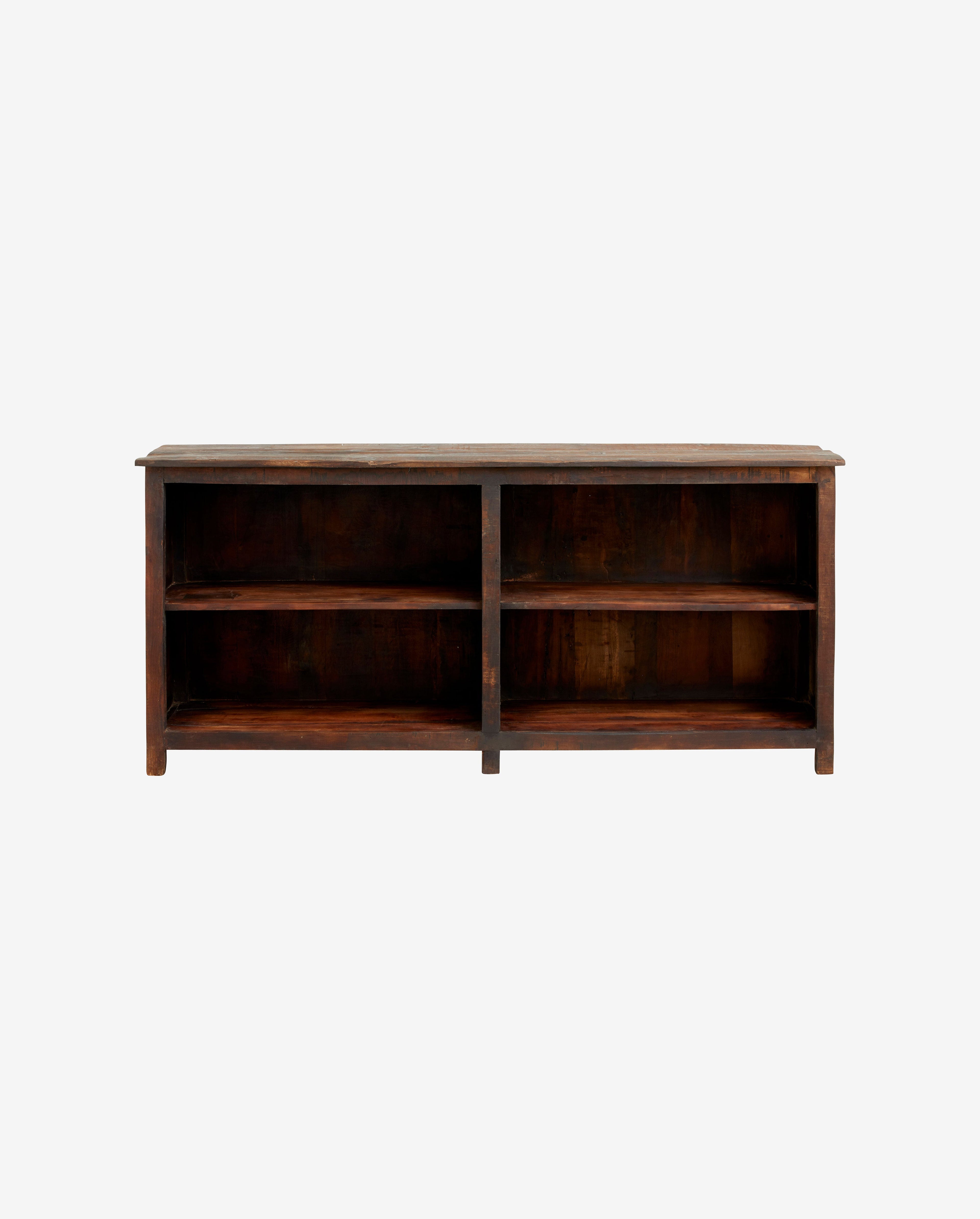 Nordal A/S Woodie Display Cabinet, Light Brown Stain Finish