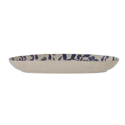 Creative Collection Petunia Serving Food, Blue, Stoneware