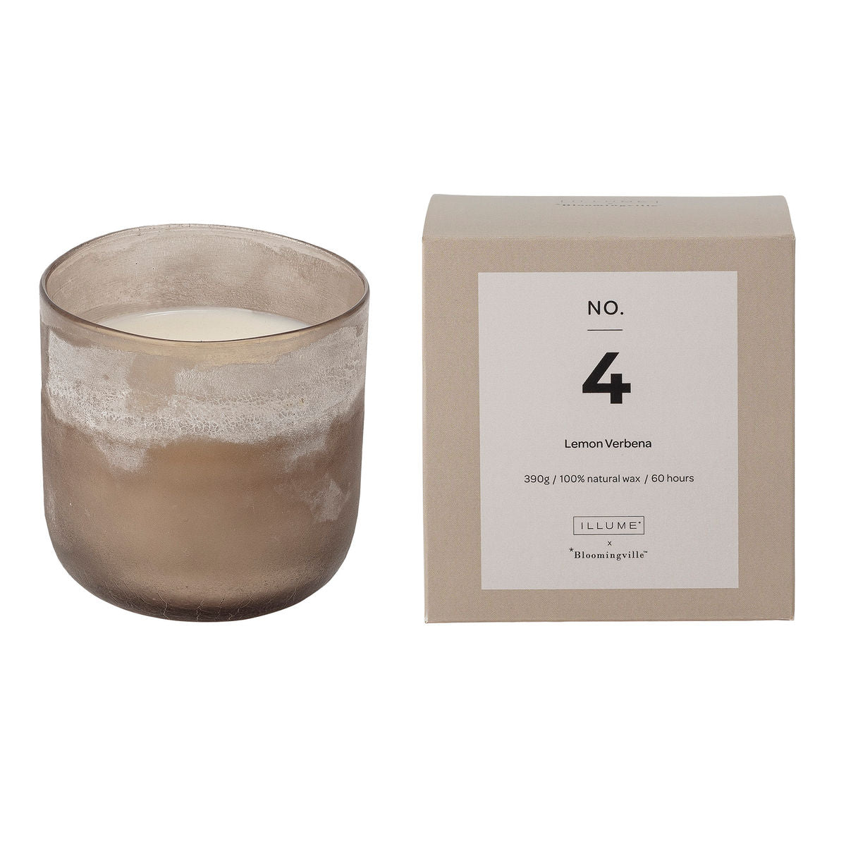 Illume x Bloomingville No. 4 - Lemon verbena scented candles, nature, natural wax