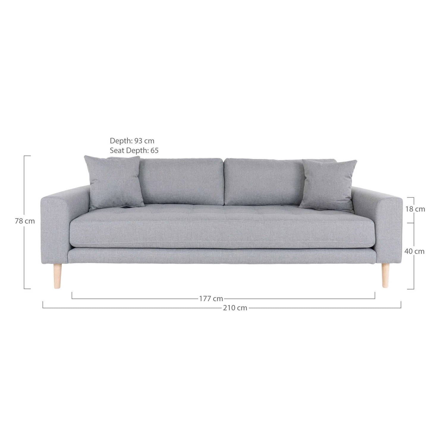 House Nordic - Lido 3 person sofa