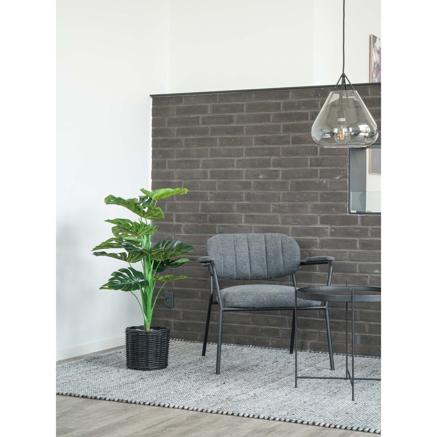 Monstera - Kunstig plante, grøn, 90 cm - House Nordic - DesignGaragen.dk