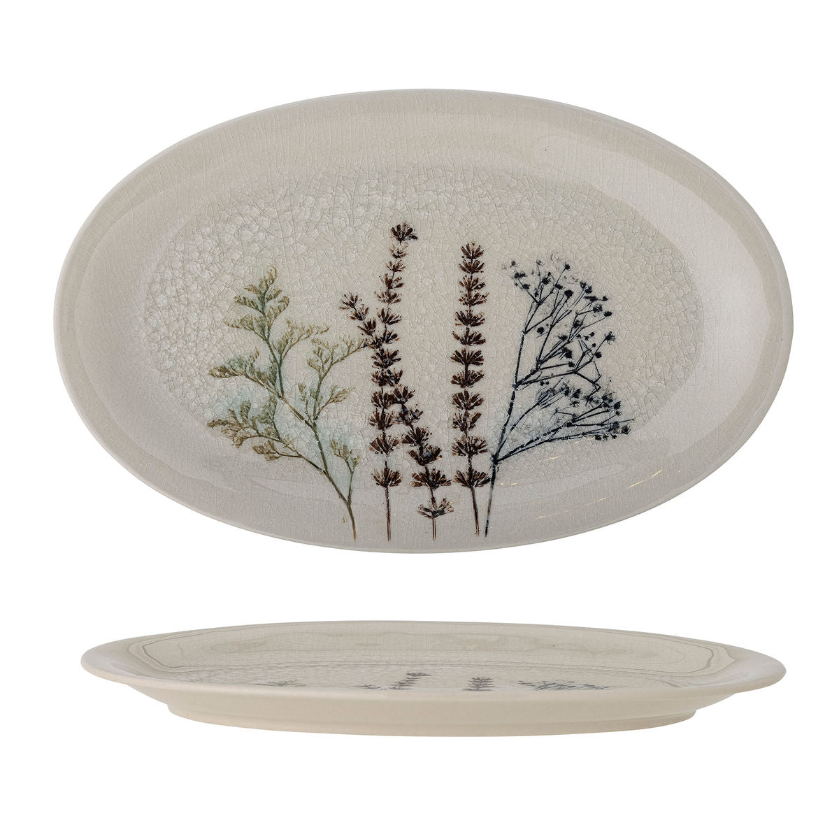 Bloomingville Bea serving dish, nature, stoneware