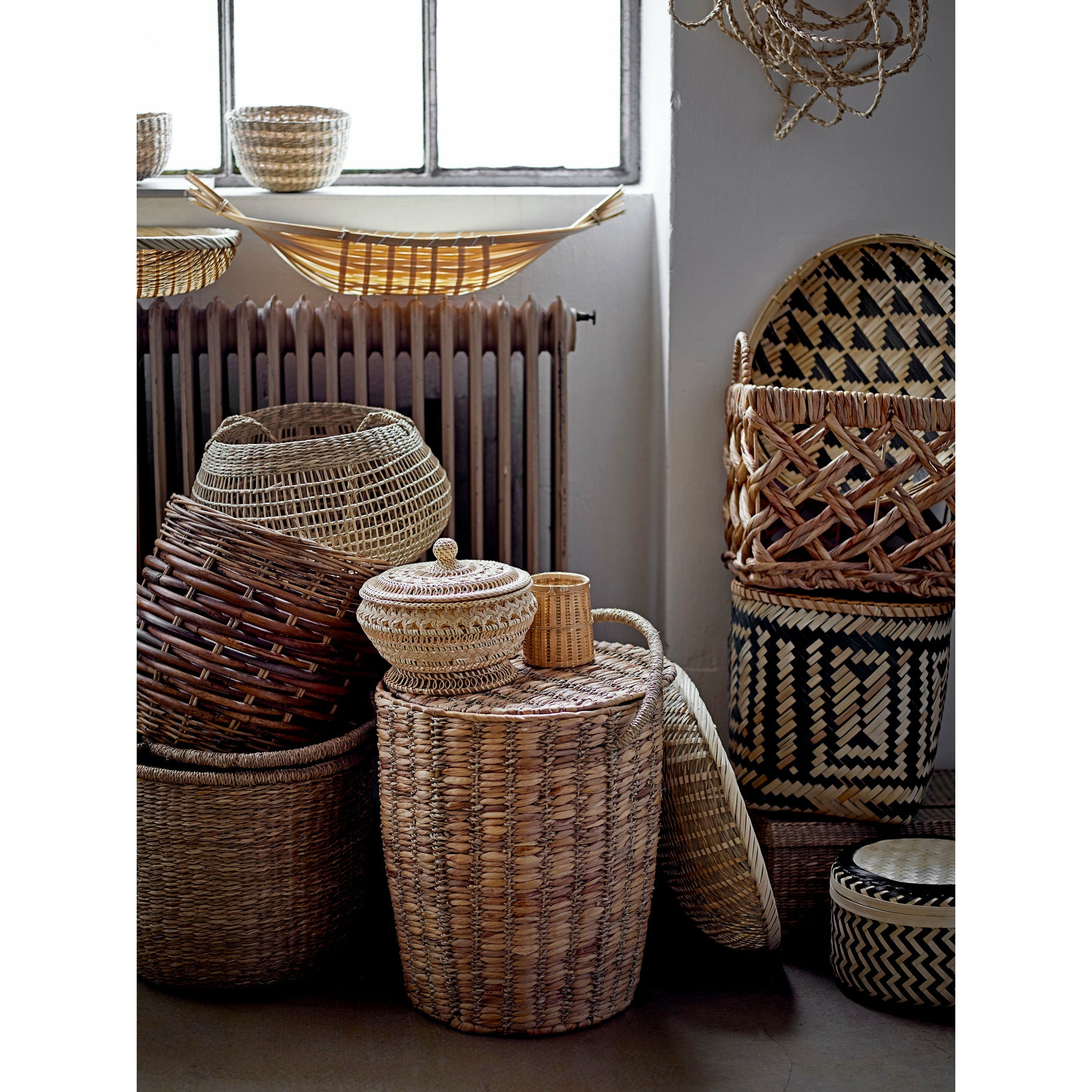 Bloomingville Nico Basket, Nature, Bamboo