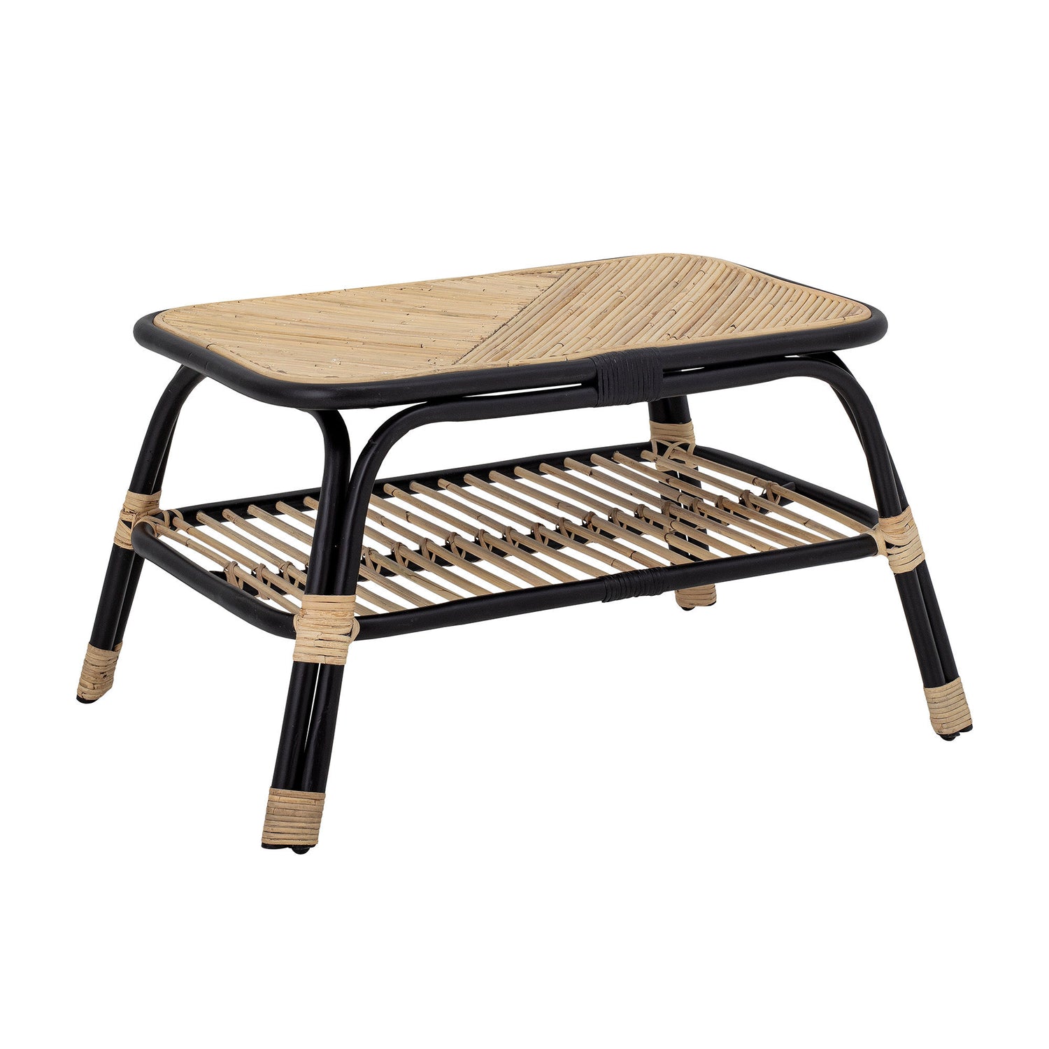 Bloomingville Loue Sidebord, Sort, Rattan - Bloomingville - DesignGaragen.dk