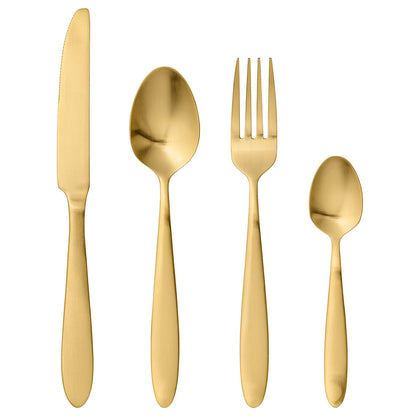 Bloomingville Frea cutlery, gold, stainless steel