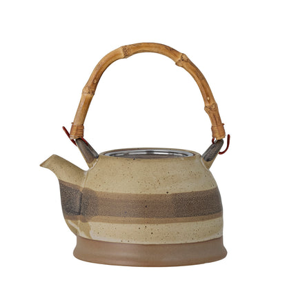 Bloomingville Solange teapot, nature, stoneware