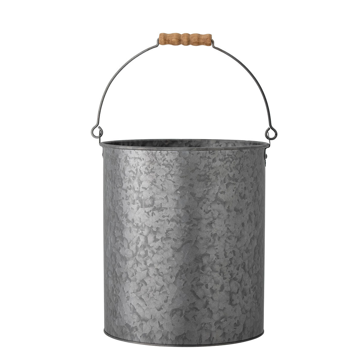 Bloomingville Dusan bucket, gray, metal