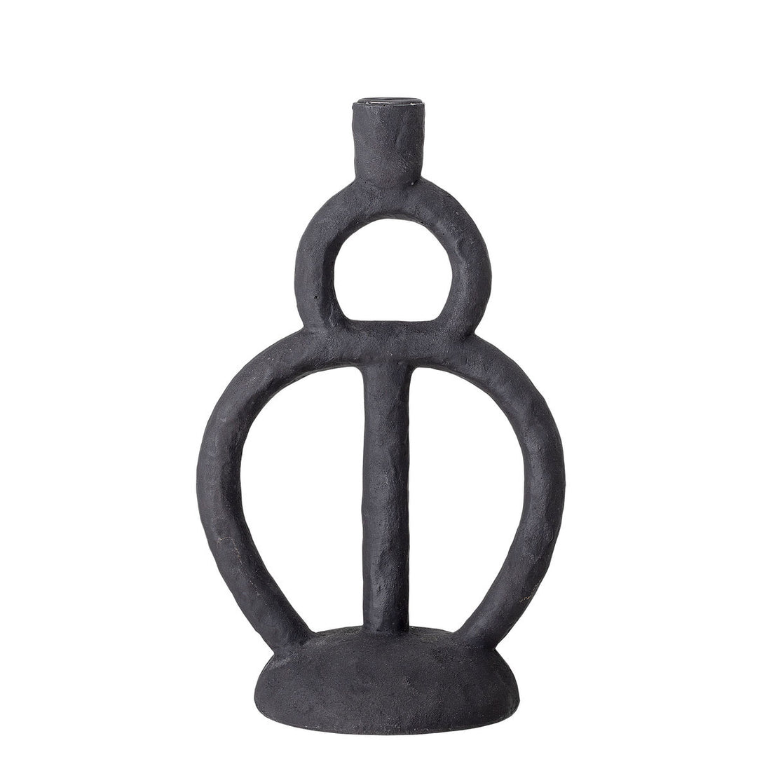 Bloomingville Ramina candlestick, black, polyresin