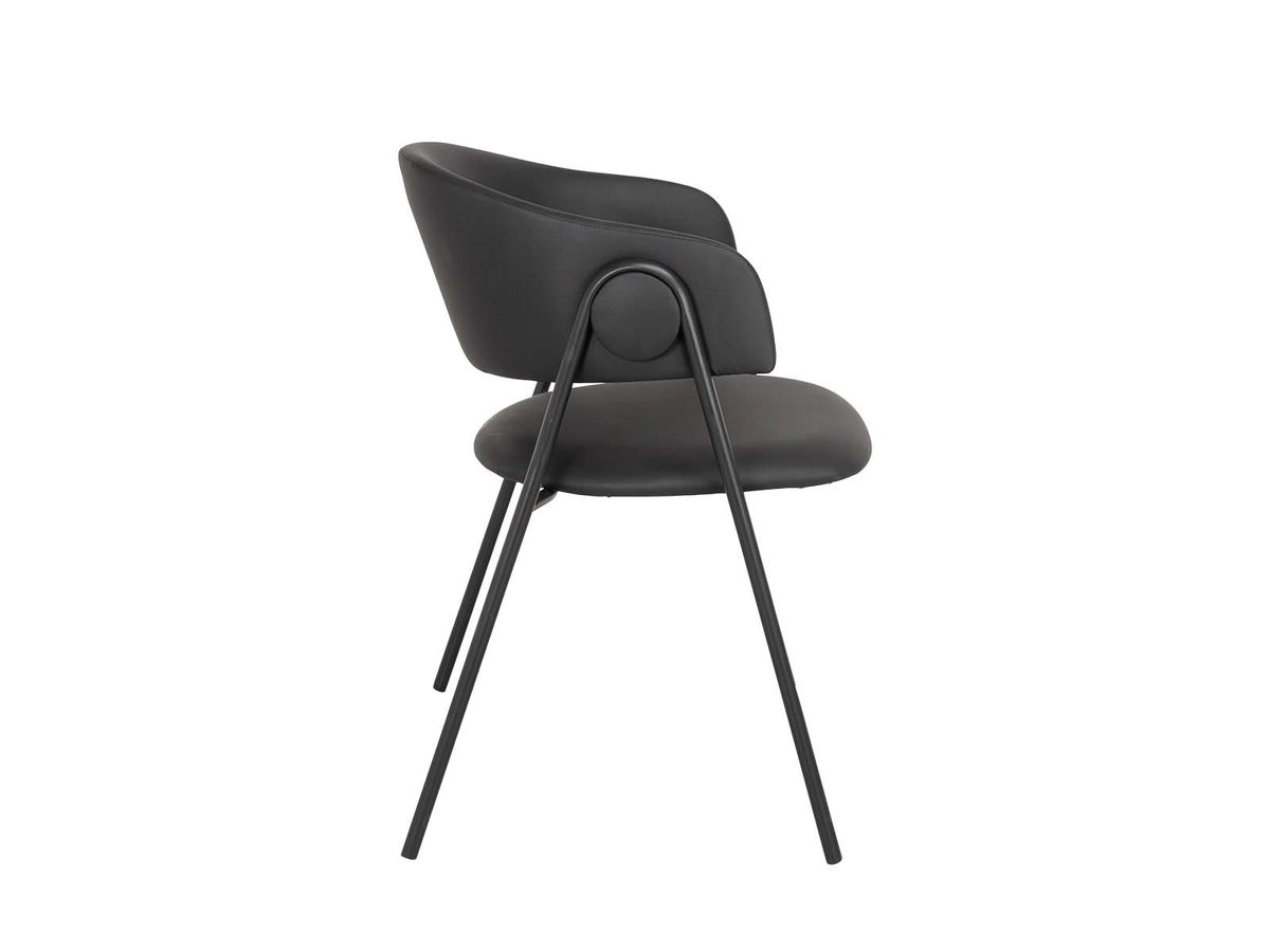 Lina dining chair, black