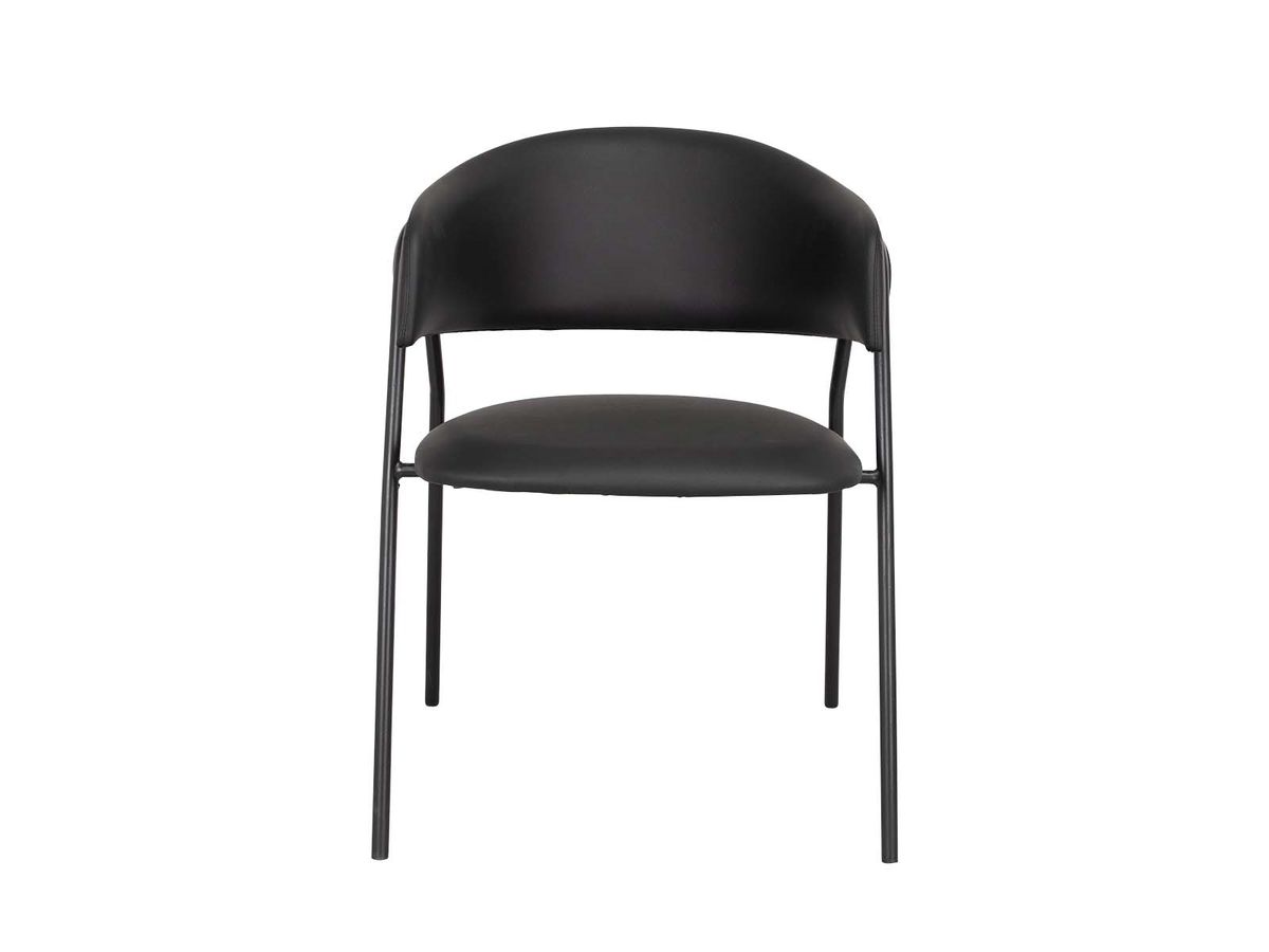 Lina dining chair, black