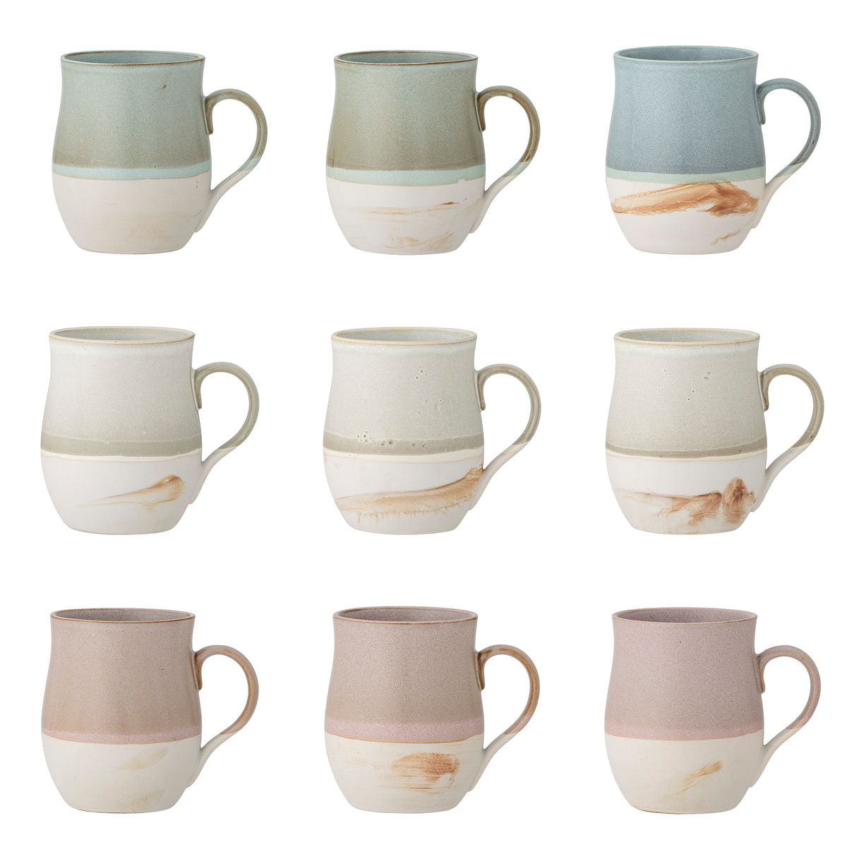 Creative Collection Ash Mugs, Blue, Stoneware